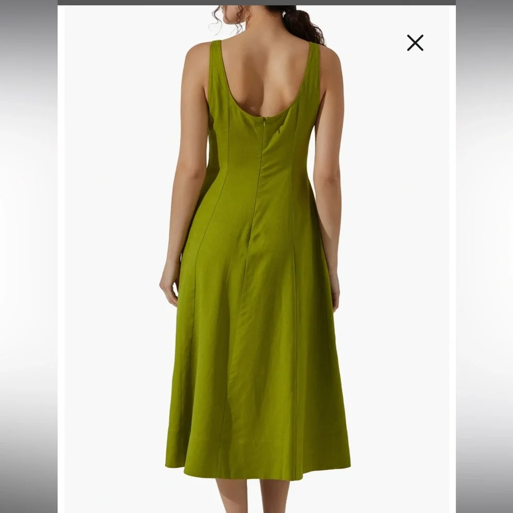 ASTR Square Neck Midi Dress - L - Picture 4 of 4